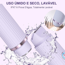Depilador Elétrico Facial e Corporal Portátil Recarregável